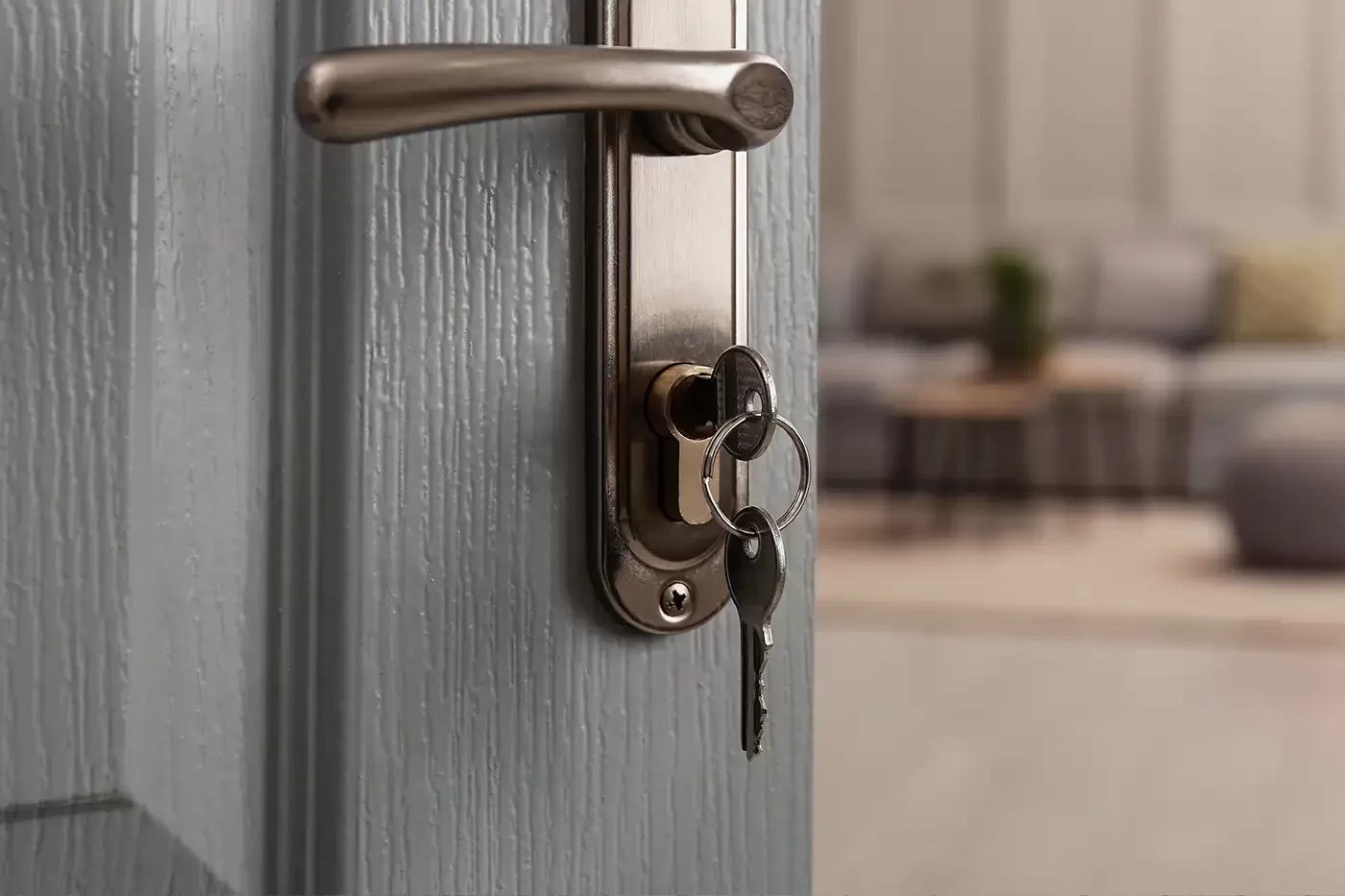 Open house door